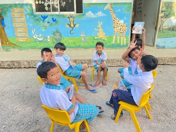 Students learning